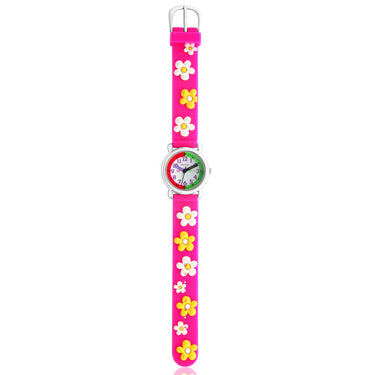 ECC Kids Flowers Pink Strap Watch