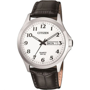 Citizen BF500001A Stainless Steel Mens Watch With Black Leather Band