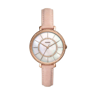 Fossil Jocelyn ES44525 Pink Leather Womens Watch