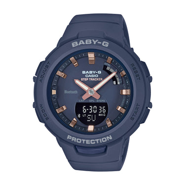 Baby-G BSAB100-2A Blue Resin Womens Watch