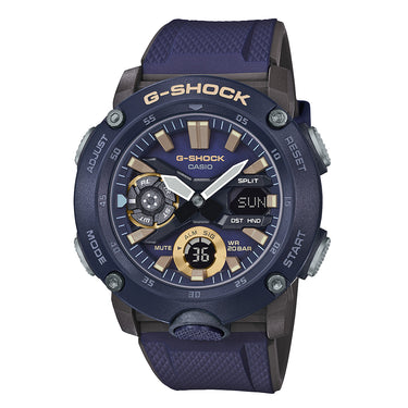 G-Shock GA-2000-2ADR Blue Resin Mens Watch