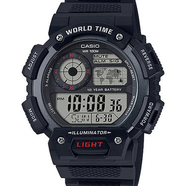 Casio AE1400WH-1A World Time Digital Watch