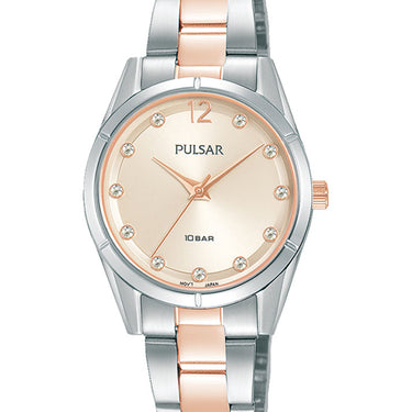Pulsar PH8505X Swarovski Crystral WR100 Womans Watch
