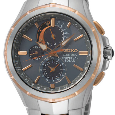 Seiko Coutura SSC788P-9 Chronograph Solar TT Mens Watch