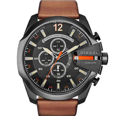Diesel Mega Chief DZ4343 Chronograph Brown Mens Watch