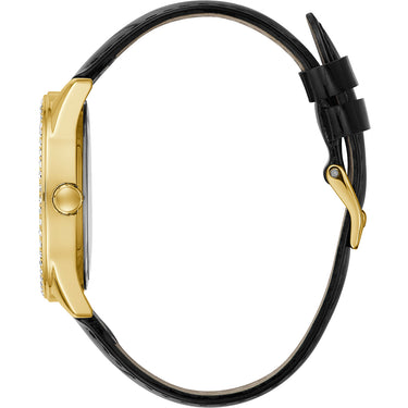 Guess GW0098L3 Sugar Glitz Black Leather Womens Watch