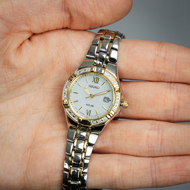 Seiko Conceptual SUT426P Solar Diamond Set Watch