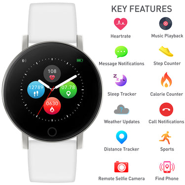 Reflex Active RA05-2019 Series 5 White Smart Watch