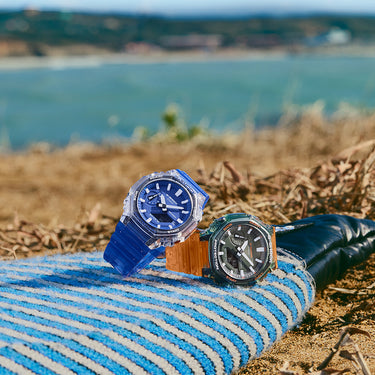 G-Shock GA2100HC-2A 'CasiOak' Blue Hidden Coast Series