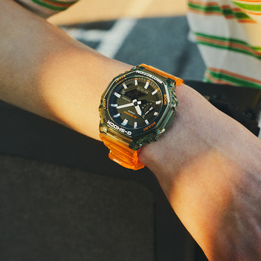 G-Shock GA2100HC-4A 'CasiOak' Orange Hidden Coast Series