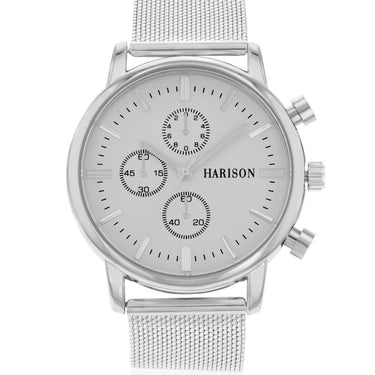 Harison Ezra GH025 Stainless Steel Watch with Decorative Sub-Dials