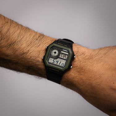 Casio Youth Series AE1200WHB-1B World Time