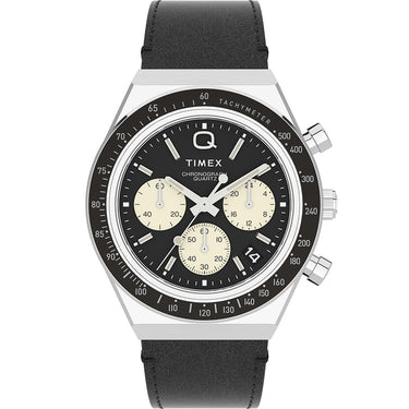 Timex TW2V42700 Lab Archive Black Leather Mens Watch