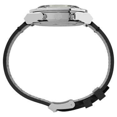 Timex TW2V42700 Lab Archive Black Leather Mens Watch