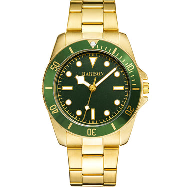Harison Levi Sports XM566Y Gold-Plated Stainless Steel Watch