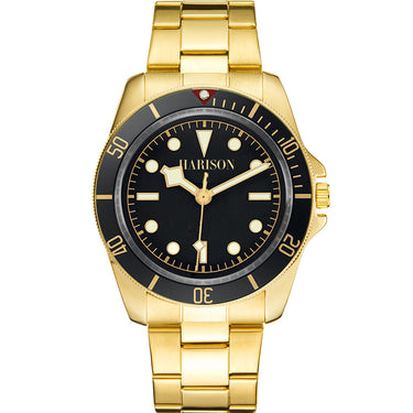 Harison Levi Sports XM566Y Gold-Plated Stainless Steel Watch