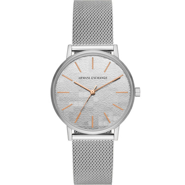Armani Exchange AX5583 Lola Silver Tone Mesh Womens Watch