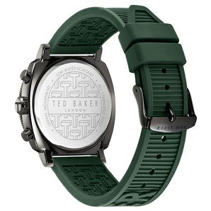 Ted Baker BKPCNF203 Caine Green Silicone Mens Watch
