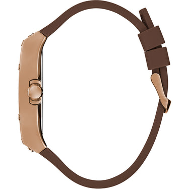 Guess GW0568G1 Falcon Brown Silicone Mens Watch