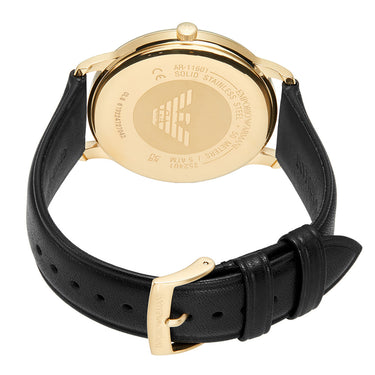 Emporio Armani AR11601 Minimalist Mens Leather Watch