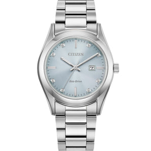 Citizen Eco-Drive EW2700-54L Stainless Steel Diamond Ladies Watch
