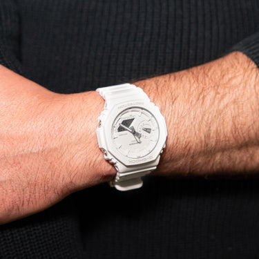 G-Shock GA2100-7A7 One-Tone Gradation White Watch