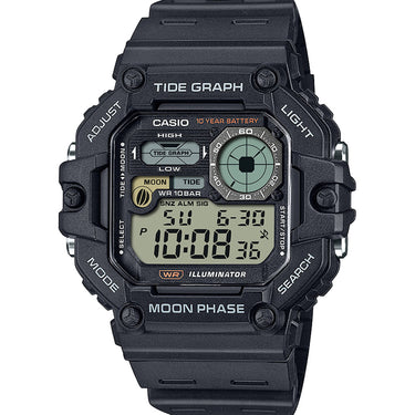 Casio WS1700H-1A Tide Graph Digital Mens Watch