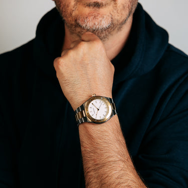 Harison Ares XM573-4 42mm Two-Tone Stainless Steel Watch