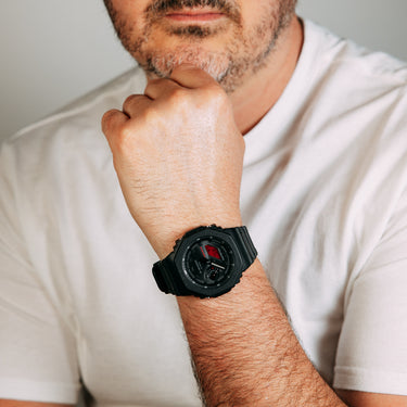 G-Shock Black & Red GAB2100BBR-1A 'CasiOak'