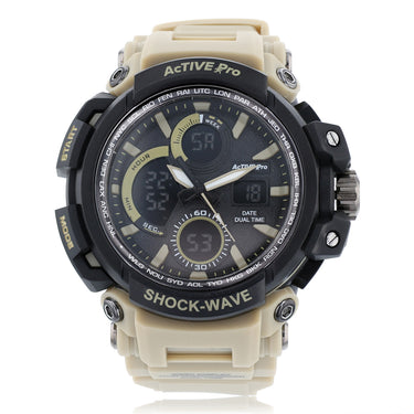 Active Pro 1708 Digital Khaki Sports Watch