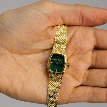 Bulova Goddess of Time "Malachite" 97L184