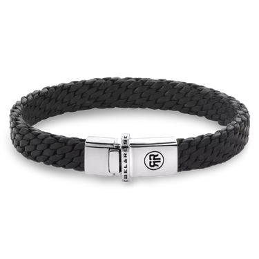 Rebel and Rose Woven Black Bracelet
