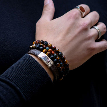 Rebel and Rose Braided Flat 925 Earth Bracelet