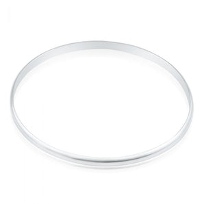 Solid Sterling Silver Plain Golf 65mm Bangle