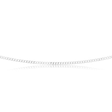 Sterling Silver 60 Gauge Curb Chain 45cm