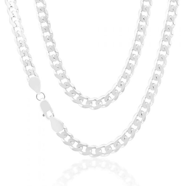 Sterling Silver Curb Heavy 200 Gauge 50cm Chain | ICE Jewellery
