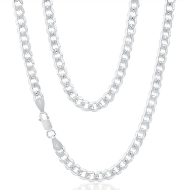 Sterling Silver Curb Heavy 150 Gauge 50cm Chain