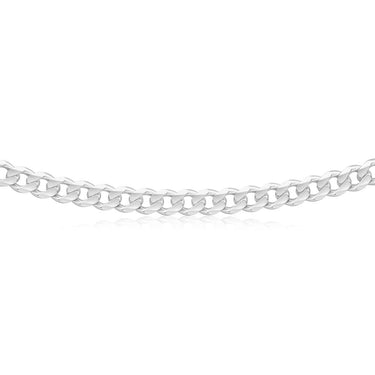 Sterling Silver Unisex Curb 60cm Chain
