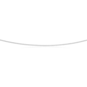 Sterling Silver 45cm 40 Gauge Curb Chain