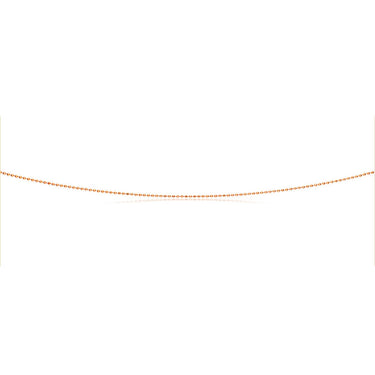 Rose Gold Plated Sterling Silver Ball Chain