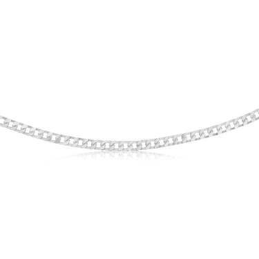 Sterling Silver 150 Gauge Curb Chain 55cm