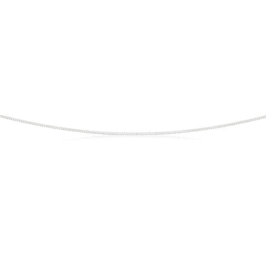 Sterling Silver Curb Chain 30 gauge 45cm