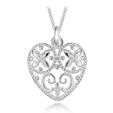 E6_FILIGREE HEART PENDANT SS