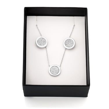 Sterling Silver 1/2 Carat Diamond & Earring Set