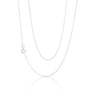Sterling Silver 45cm 70 Gauge Box Chain