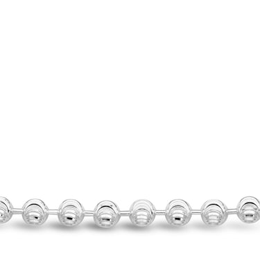 Sterling Silver 42+3cm Dicut Bead Chain
