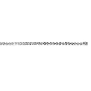 Sterling Silver 1/4 Carat Diamond Tennis Bracelet 18.5cm