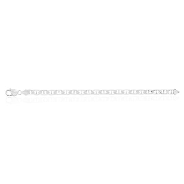 21cm Sterling Silver 200 Gauge Anchor Bracelet
