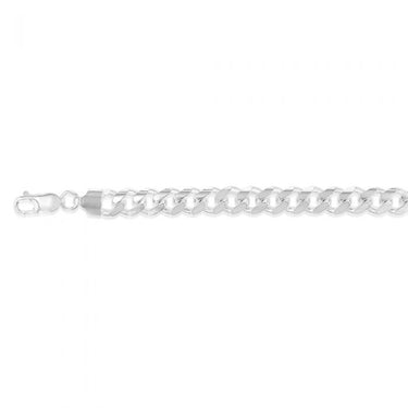 21cm Sterling Silver Curb Bracelet