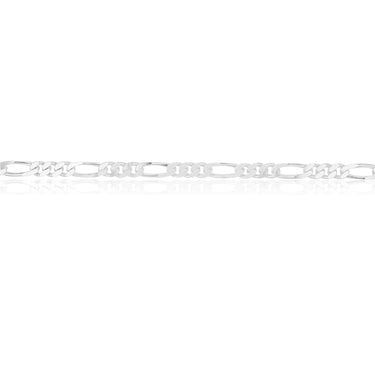 50cm Sterling Silver Figaro 1:3 Chain